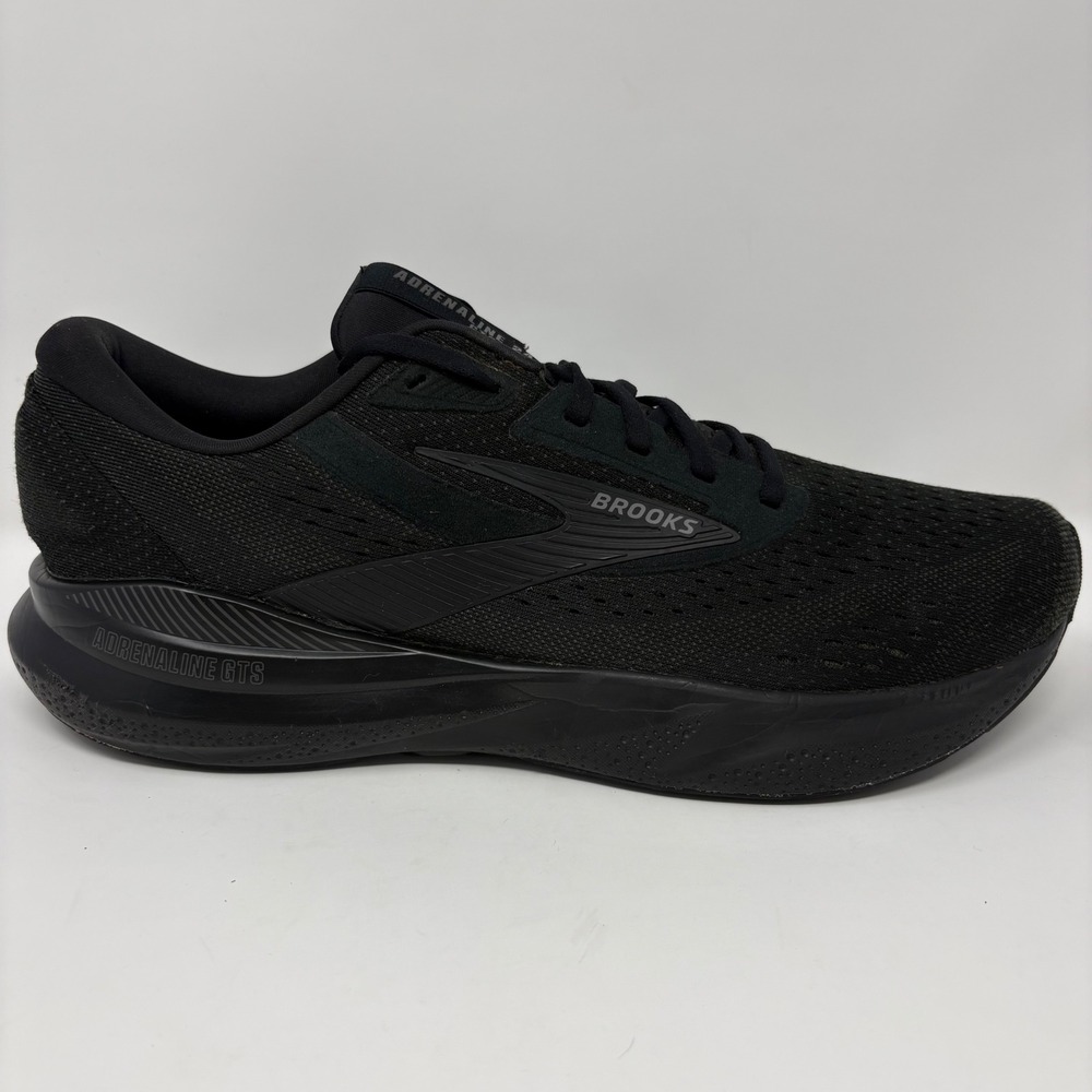 Brooks Adrenaline GTS 24 Mens Size 10.5 Black Running Shoes (1104371D020)